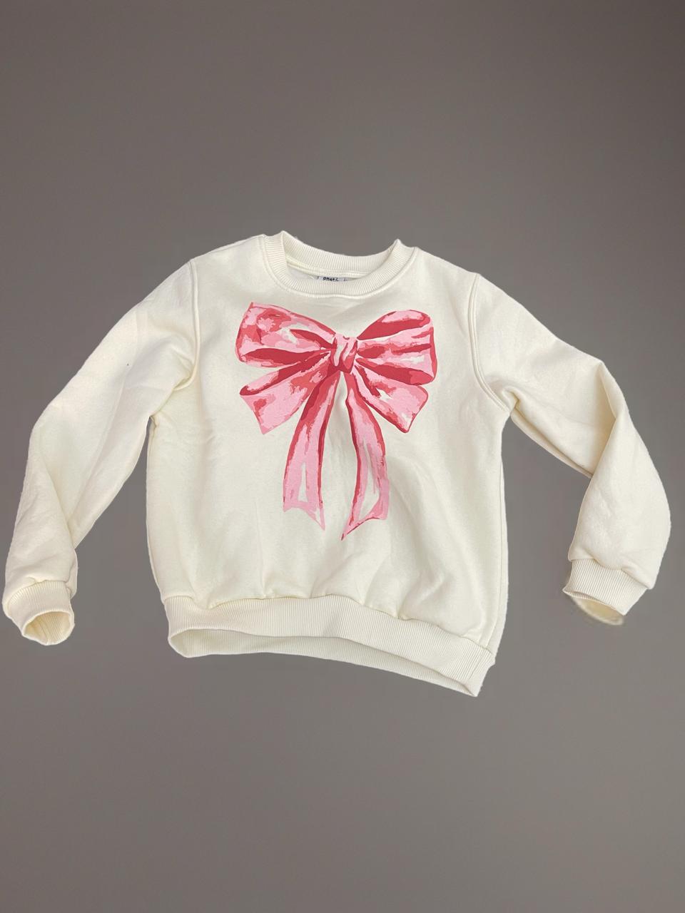 Pink Bow Sweatshirt