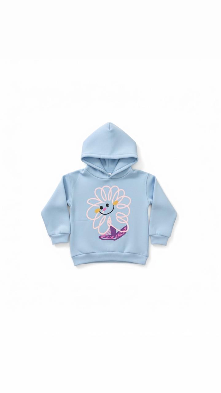 Smiley Flower Hoodie